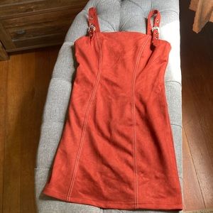 Adjustable buckle strap dress